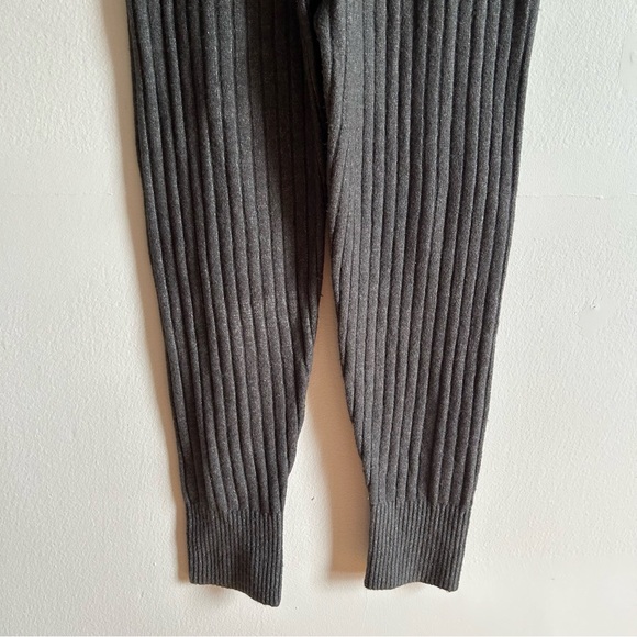 Free People Intimately Free Around The Clock Charcoal Knit Jogger Pant - Picture 8 of 11